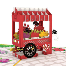 Load image into Gallery viewer, French Flower Cart