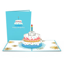 Load image into Gallery viewer, Rainbow Birthday Cake