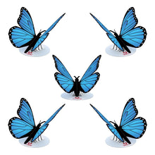 Load image into Gallery viewer, Stickerpop™: Blue Morpho Butterfly (5 Pack)