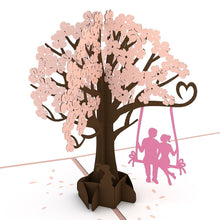 Load image into Gallery viewer, Lovers on a Swing Pink
