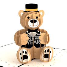 Load image into Gallery viewer, New Year Tuxedo Bear
